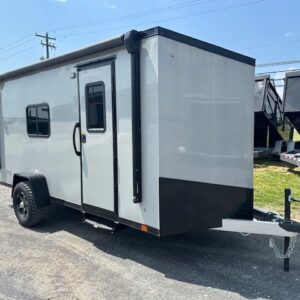 ATC 6.5 x 14 Aluminum Enclosed Trailer – Adventure Package — 5x14 atc cargo trailer for sale at Easy Containers