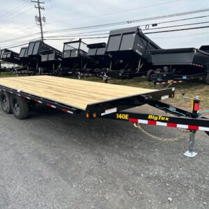 Big Tex 8.5 X 20 Deckover Equipment Trailer – Flat Deck — 5x20 gooseneck trailer for sale at Easy Containers