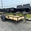 Big Tex 7 x 12 Landscape Utility Trailer – Rear Ramp Gate — 7x12 utility trailer for sale at Easy Containers