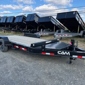 CAM Superline 7 x 18 Gravity Tilt Equipment Trailer – 8K Axles — 7x18 cam superline equipment trailer for sale at Easy Containers