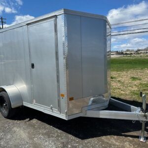 Cargo Pro Stealth 6 x 10 V-Nose Aluminum Enclosed Trailer — 6x10 cargo trailer for sale at Easy Containers