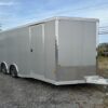 Cargo Pro 8.5 x 20 Aluminum V-Nose Car Hauler – Escape Door — 5x20 cargo pro open car hauler for sale at Easy Containers