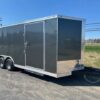 Covered Wagon 8.5 x 20 V-Nose Enclosed Car Trailer – 6″ Added Height — 5x20 enclosed car hauler for sale at Easy Containers