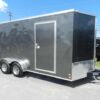 Covered Wagon 7’x16′ Enclosed Trailer — 12″ Added Height — 7x16 cargo trailer for sale at Easy Containers