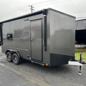 ATC 7.5 x 16 Aluminum Enclosed Trailer – Adventure Package — 5x16 atc cargo trailer for sale at Easy Containers