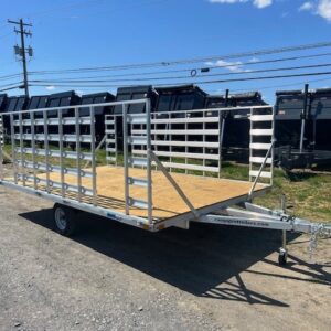Cargo Pro 8 x 14 Aluminum ATV Trailer – 4′ Aluminum Ramps — 8x14 atv trailer for sale at Easy Containers