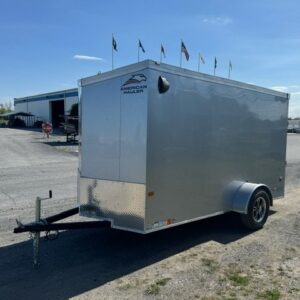 American Hauler 6 x 12 Enclosed V-Nose Cargo Trailer — 6x12 american hauler cargo trailer for sale at Easy Containers