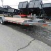 BWise 7 x 22 Low Profile Split-Tilt Equipment Trailer — 7x22 bwise equipment trailer for sale at Easy Containers