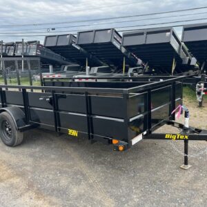 Big Tex 6 x 14 Landscape Utility Trailer – High Steel Sides — 6x14 utility trailer for sale at Easy Containers