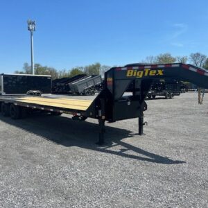 Big Tex 8.5 x 30 Heavy Duty Gooseneck Equipment Trailer – Mega Ramps — 5x30 big tex gooseneck trailer for sale at Easy Containers