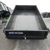 BWise 6 x 10 Low Profile Dump Trailer – Combo Gate & Ladder Ramps — 6x10 bwise dump trailer for sale at Easy Containers