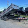 BWise 7 x 14 Low Profile Dump Trailer – Tarp Kit — 7x14 bwise dump trailer for sale at Easy Containers
