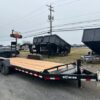 BWise 7 x 20 Heavy Duty Equipment Trailer – Ladder Ramps — 7x20 equipment trailer for sale at Easy Containers