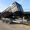 BWise 7 x 16 Heavy Duty Dump Trailer – Tri-Axle Ultimate Dump — 7x16 bwise dump trailer 3 for sale at Easy Containers