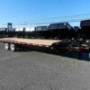 BWise 8 x 24 Deckover Equipment Trailer – Pop Up Beavertail — 8x24 bwise gooseneck trailer for sale at Easy Containers