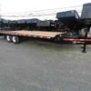 BWise 8 x 24 Deckover Equipment Trailer – Wedge Style Ramps — 8x24 gooseneck trailer for sale at Easy Containers