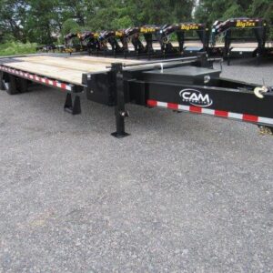 CAM Superline 8 x 27 Heavy Equipment Deckover Trailer – Super Ramps — 8x27 gooseneck trailer for sale at Easy Containers
