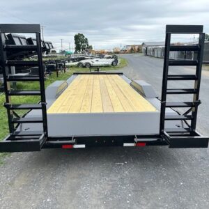 CAM Superline 8 x 24 Full Width Equipment Trailer – Ladder Ramps — 8x24 equipment trailer for sale at Easy Containers