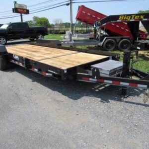 CAM Superline 7 x 21 Equipment Trailer – Gravity Split-Tilt — 7x21 equipment trailer for sale at Easy Containers