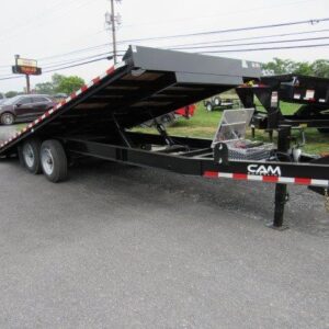CAM Superline 8 x 22 Deckover Equipment Tilt Trailer – 8K Axles — 8x22 gooseneck trailer for sale at Easy Containers