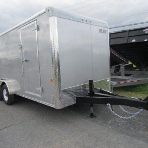 Car Mate 7 x 16 Enclosed Cargo Trailer – 10K GVW Upgrade — 7x16 car mate enclosed car hauler 5 for sale at Easy Containers