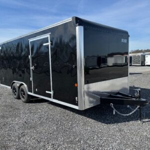 Car Mate 8.5 x 20 Enclosed Car Hauler – Escape Door — 5x20 car mate open car hauler for sale at Easy Containers