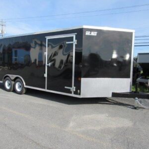 Car Mate 8.5 x 20 V-Nose Enclosed Car Hauler – Extended Tongue — 5x20 v-nose open car hauler for sale at Easy Containers