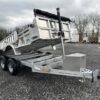 Cargo Pro 6 x 12 Aluminum Dump Trailer – Ladder Ramps — 6x12 cargo pro dump trailer for sale at Easy Containers