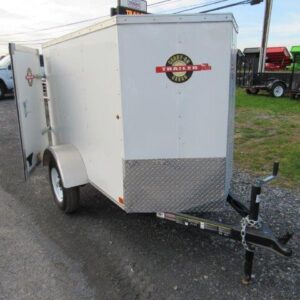 Carry-On 4 x 6 Enclosed Cargo Trailer – Luggage Trailer — 4x6 enclosed car hauler for sale at Easy Containers