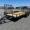 Carry-On 7 x 16 Landscape Utility Trailer – Side ATV Ramp — 7x16 atv trailer for sale at Easy Containers