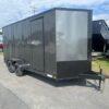 Diamond Cargo 7 x 16 Enclosed Trailer – Black Trim Package — 7x16 diamond cargo trailer for sale at Easy Containers