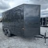 Homesteader 7 x 14 Enclosed Cargo Trailer – Black Trim OHV — 7x14 enclosed car hauler for sale at Easy Containers