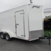 Homesteader 7 x 14 V-Nose Enclosed Trailer – 12″ Added Height — 7x14 cargo trailer for sale at Easy Containers