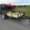 Premier 5 x 10 Landscape Utility Trailer – Rear Ramp Gate — 5x10 utility trailer for sale at Easy Containers