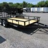 Premier 7 x 16 Landscape Utility Trailer – Rear Ramp Gate — 7x16 utility trailer for sale at Easy Containers