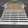 Sport Haven 6×12 Aluminum Utility Trailer – Bi-Fold Ramp Gate — 6x12 utility trailer for sale at Easy Containers