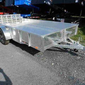 Sport Haven 7×14 Aluminum Utility Trailer – Deluxe Package — 7x14 sport haven utility trailer for sale at Easy Containers