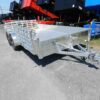 Sport Haven 7×14 Dual Axle Utility Trailer – Side ATV Ramp — 7x14 atv trailer for sale at Easy Containers