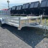 Sport Haven 7×18 Aluminum Utility Trailer – ATV Ramps — 7x18 atv trailer for sale at Easy Containers