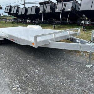 Sport Haven 7×20 Premium Aluminum Car Trailer – Torsion Axles — 7x20 open car hauler for sale at Easy Containers