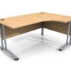1600m Site Office Right Hand Curved Desk - 1600m office right hand curved for sale at Easy Containers