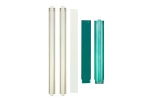 2.3m, 3.3m, 4.3m Flat Pack Office Linking Kit (Green) - 2 3m 3 3m for sale at Easy Containers