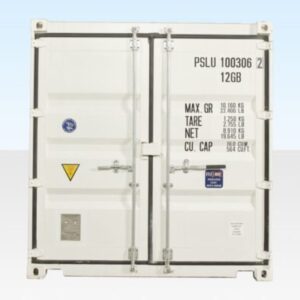 10Ft X 8Ft Shipping Container (One Trip) – White - white one trip 10ft shipping container for sale at Easy Containers