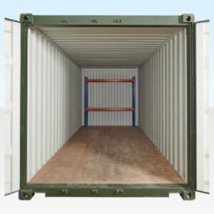 Adjustable, Heavy Duty Two Tier Racking For Rear Of Container - two tier racking rear container for sale at Easy Containers