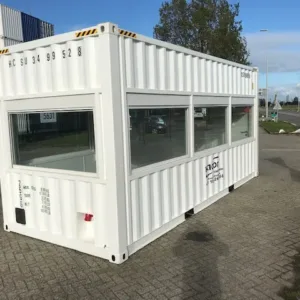 20ft High Cube Fixed Glazing Observation Container - 20ft observation container for sale at Easy Containers