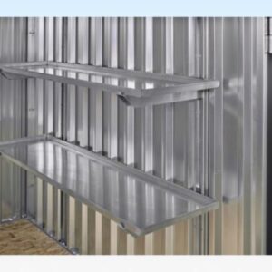 3M X 2.1M Flat Pack Storage Container – Galvanised - galvanised flat pack container for sale at Easy Containers (view 2)