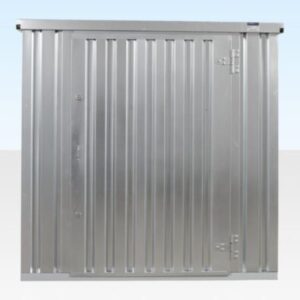 3M X 2.1M Flat Pack Storage Container – Galvanised - galvanised flat pack container for sale at Easy Containers