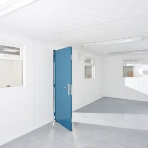 32Ft x 10Ft Jackleg Plastisol Office Cabin - 32ft jackleg cabin for sale at Easy Containers