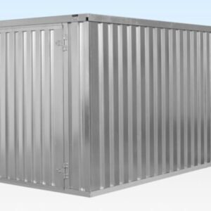 4M X 2.1M Flat Pack Container Store – Galvanised - galvanised flat pack container for sale at Easy Containers (view 4)