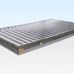 4M X 2.1M Flat Pack Container Store – Galvanised - galvanised flat pack container for sale at Easy Containers (view 3)